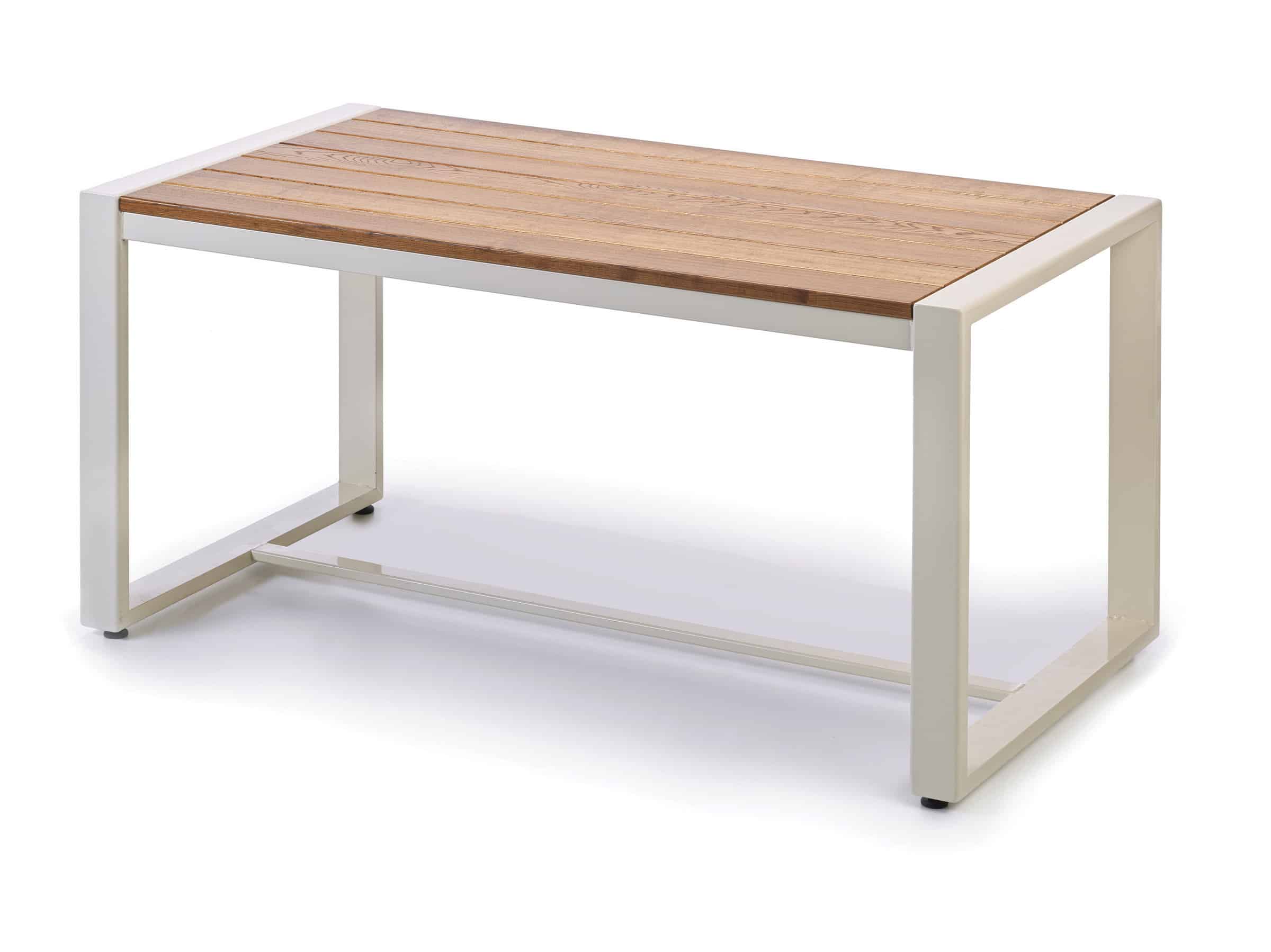 Libeccio - tavolo legno alluminio per sedie regista