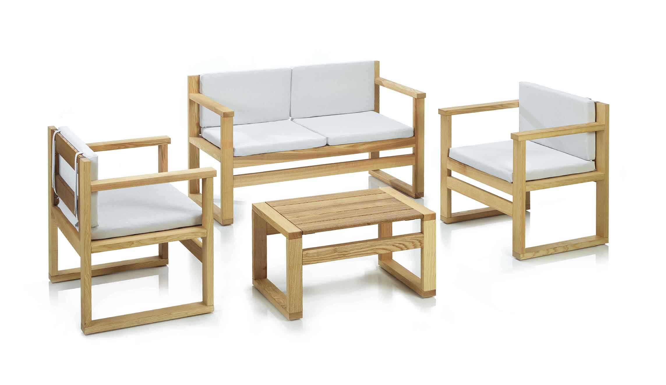 Sorrento set cuscini bianchi