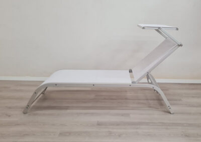 n.2 SANTORINI sunbeds COR white