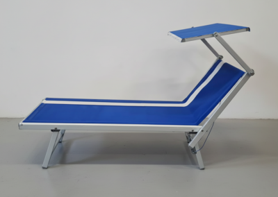 n.51 Transats BASE 3p Romagna bleu avec ligne blanche