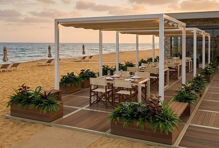 Gazebo – Libeccio – Regista -Fioriere – Pedane